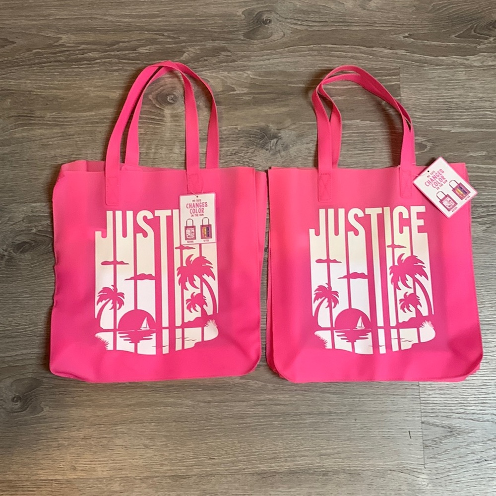 Justice Color Changing Tote Bag